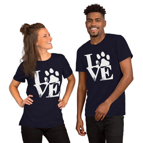 Image of Love Paws - Short-Sleeve Unisex T-Shirt